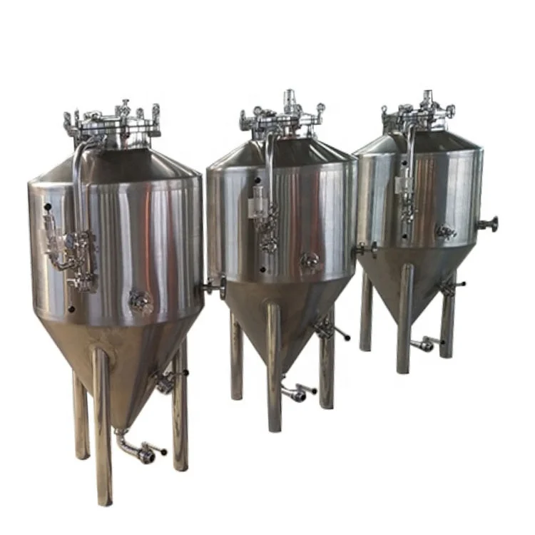 Factory direct sale 200l conical fermentation bucket industrial beer brewing equipment Fermenting Equipment Turnkey Project