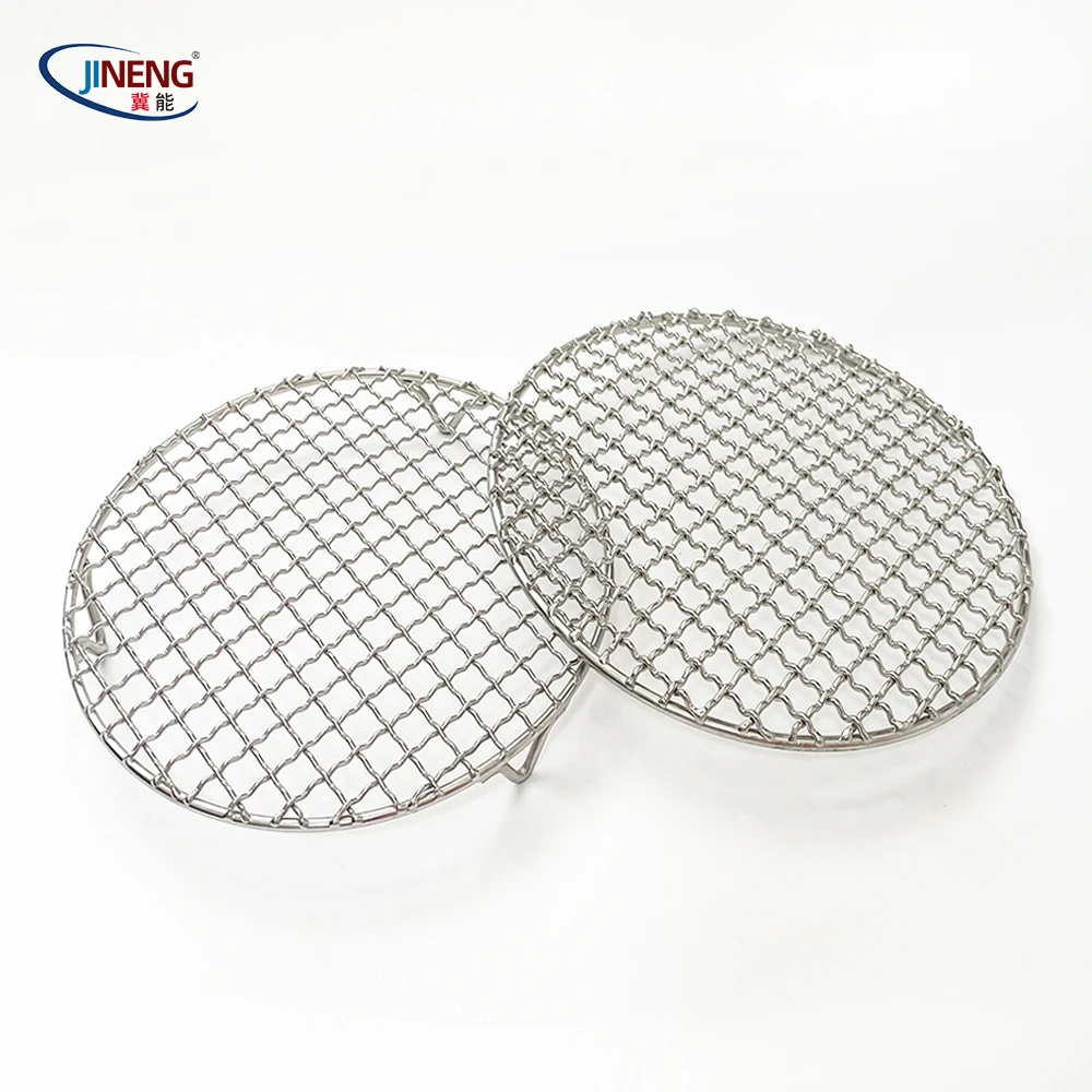 Family party use metal round wire mesh grill outdoor BBQ grill accessories for party  picnic
