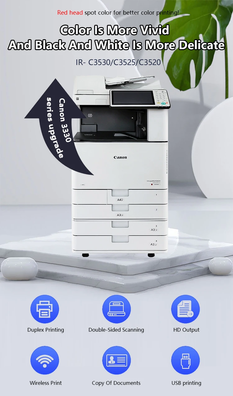 Multifunction Printer color Second Hand Copiers refurbishment copier machine canon  for Canon 3530 Used Copier