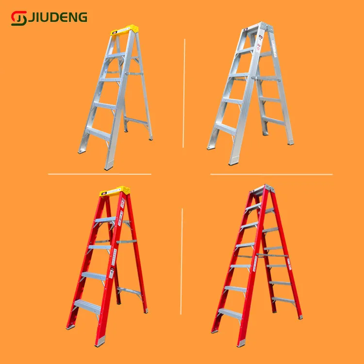 (Pls look look) Double Side Aluminum Folding Step Ladder 3 4 5 6 7 8 9 10 11 12 Steps