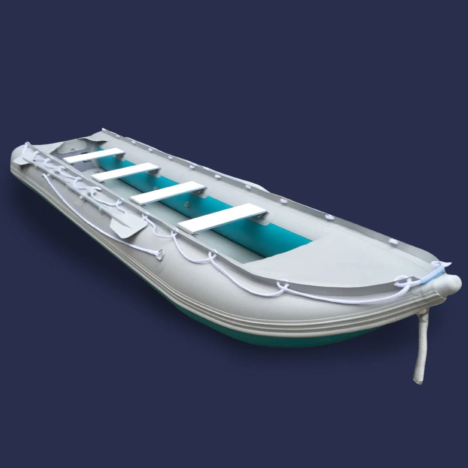 4-6 people Inflatable sea fishing boat canoe 1.2mm pvc sea Paron thickened bottom PVC rowing boats