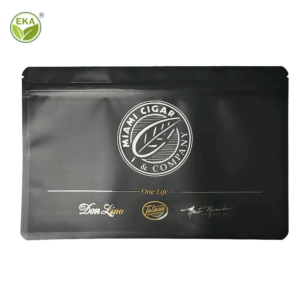 Child Resistant Mylar 5G 10G Plastic With Resealable Zipper Custom Logo Smoking Pipe Smell Proof Cigar Tobacco Pouch Bag
