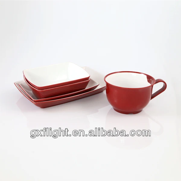 High Quality Colorful Reusable Hard Plastic Dinnerware