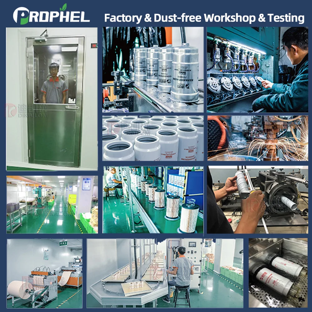 OEM Diesel Engine Fuel Filter Fuel Water Separator ASSY for Caterpillar 233-9856 2339856 BF7906-D BF7906D FS19917 H290WK WK8149