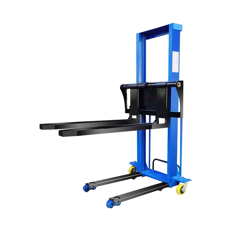 electric Self Lifting Stacker On-board forklift semi electric pallet stacker 500kg