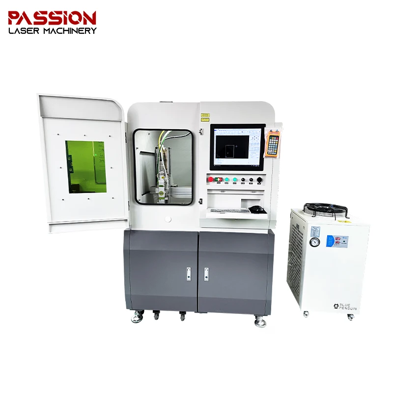 Hot Sell 1000W 1500W 2000W Gold Silver Cutting Machine Full Enclosed Machine for Metal