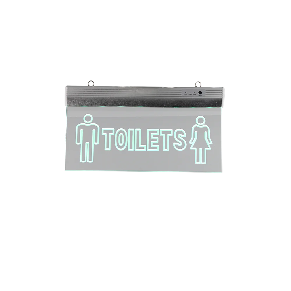 AC110V 220V Professional Rechargeable Led Warning Safety EXIT Sign Light Emergency EXIT Lights