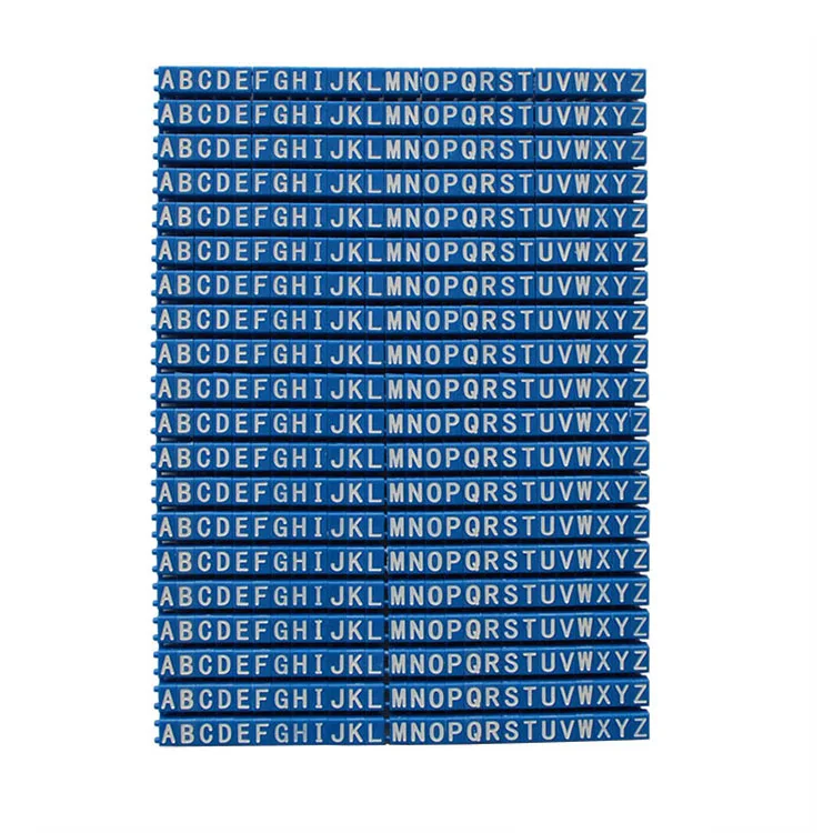 
Clip Type cable marker with cheap price 0-9 A-Z cable marker with different color and letters customizing 