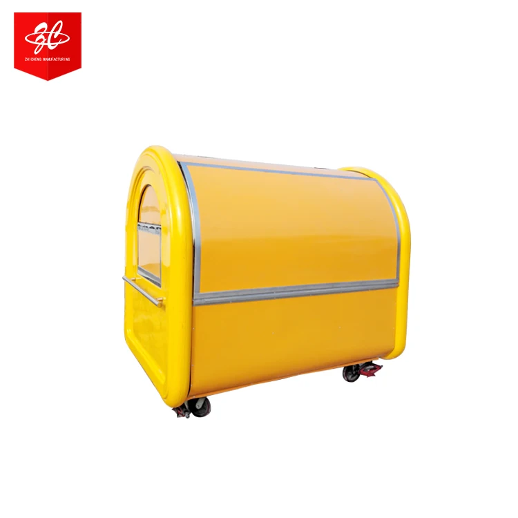 Customize Multi-function Barbecue Hot Dog Pizza Mini Donut Food Cart Churros Portable Food Trailer Dining Car For Sale