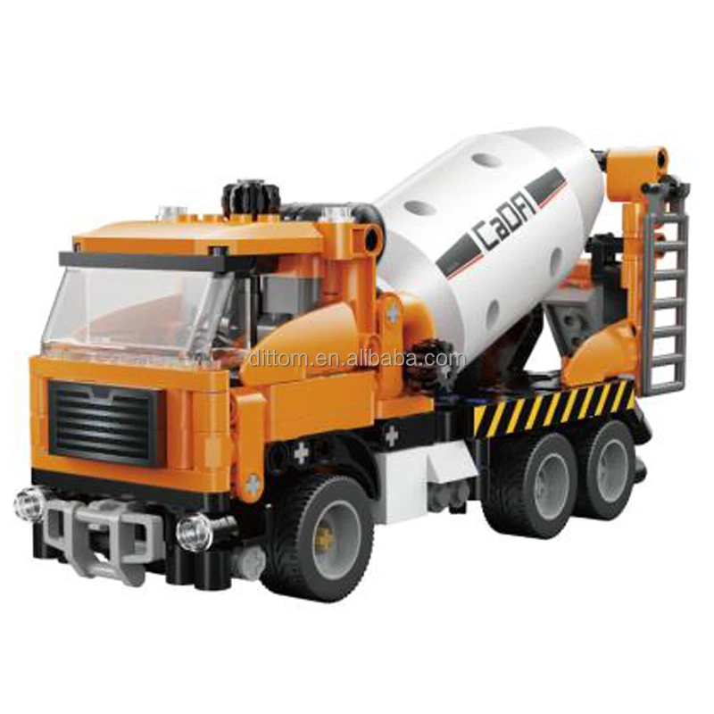 CaDa C65021 мини-бетономешалка грузовик Строительные строительные блоки для автомобилей наборы 368 шт. детей Подарки