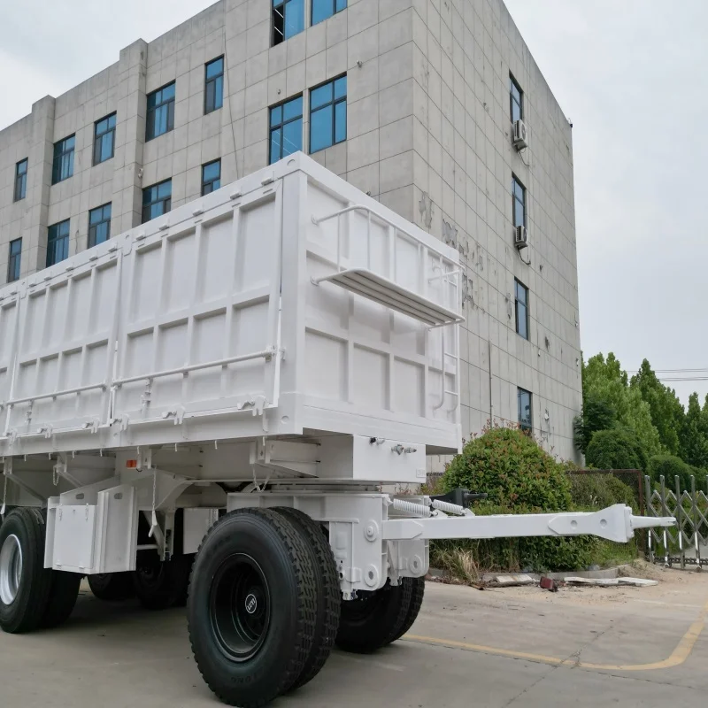 Высокое качество 2 оси 10ton 20ton Контейнер грузовой полный полуприцеп