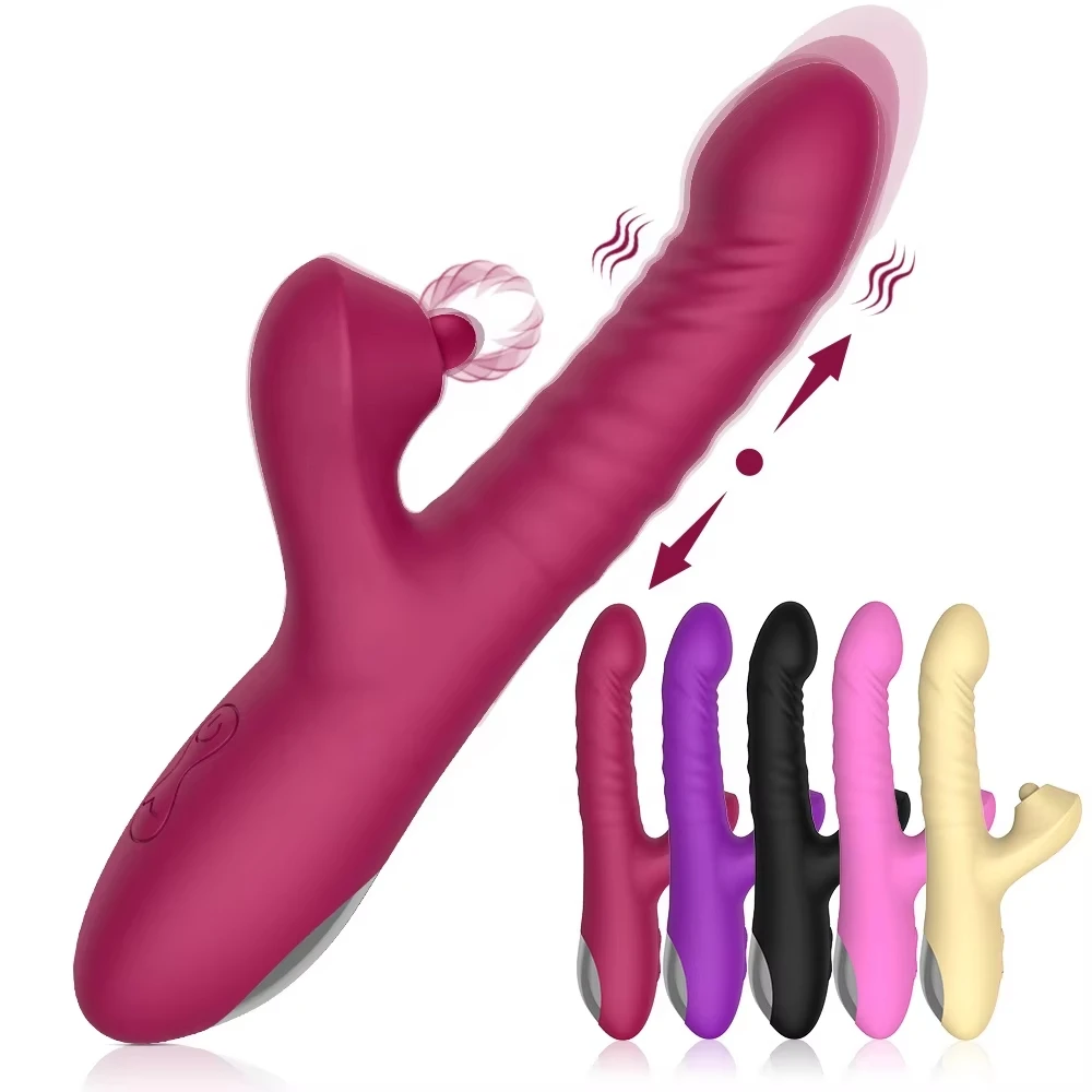 10 Telescopic vibration Dildo clitoral tapping vibration female adult toy clitoral stimulation excitement sex toys for women