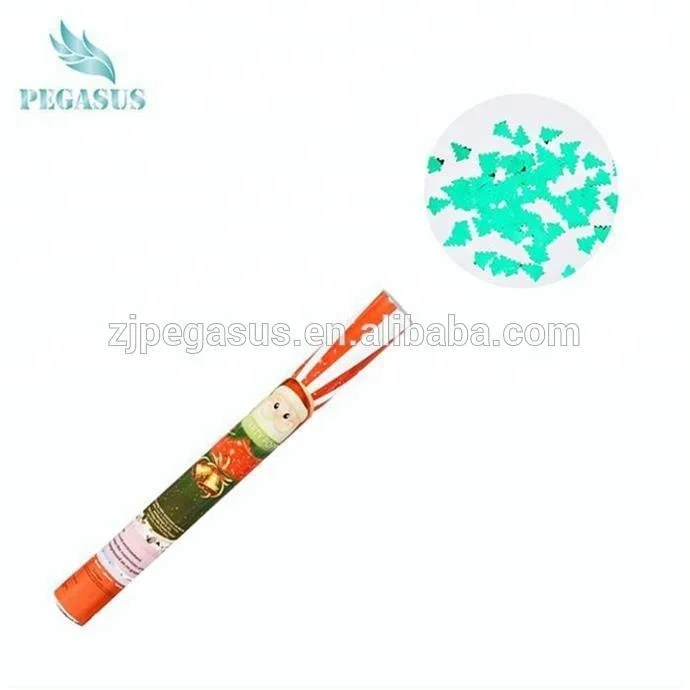 Custom Party popper for wedding Plastic Paper Compressed Air long-cylinder disposable  good quality and new design