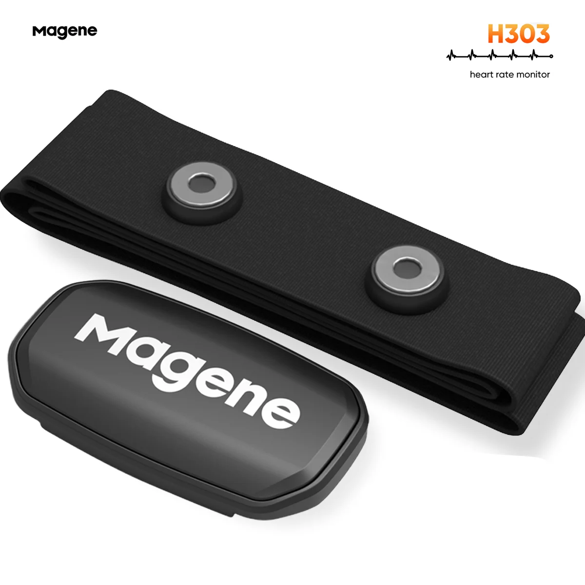 Датчик сердечного ритма Magene H303, Bluetooth /ANT +, подходит для бега, занятий спортом