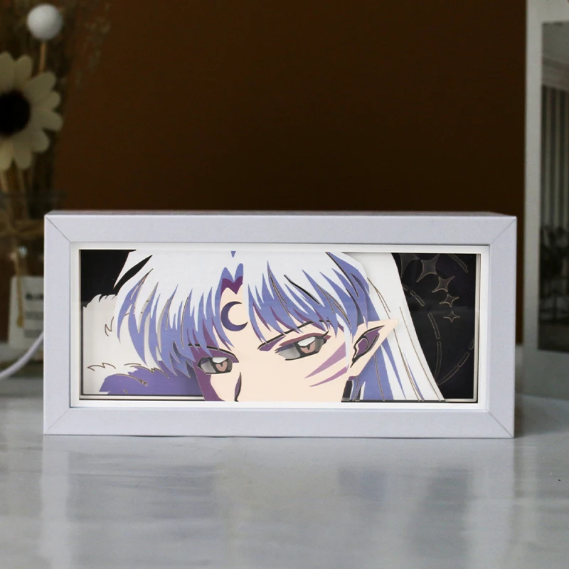 Newest Design 3D Lenticular Sheet Anime Figure Poster Light Box Custom Patterns Led Light Box Framed Poster