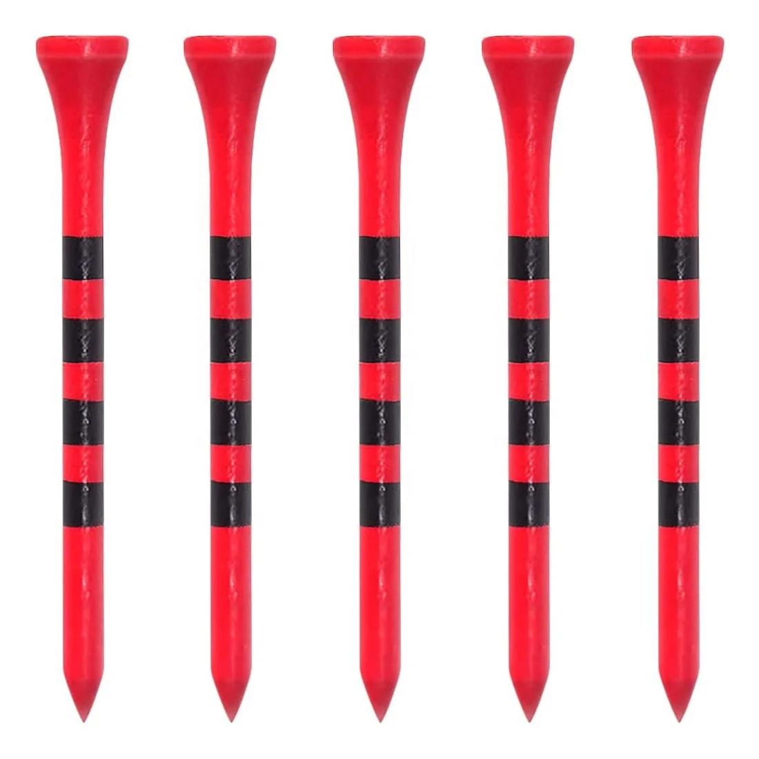 Custom Logo Holder Bulk Bamboo Pack Marker Plastic Pouch De Golf Tee Golf Tee With Logo