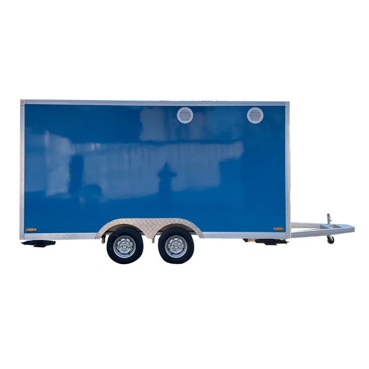 cheap price & best durable mobile food trailer dinning set for for selling donut, waffle, slush food truck / fast food trailer