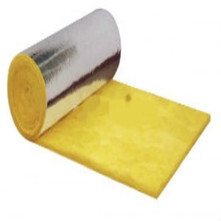Heat Insulation high temperature fireproof fiber glass wool blanket With Aluminium Foil