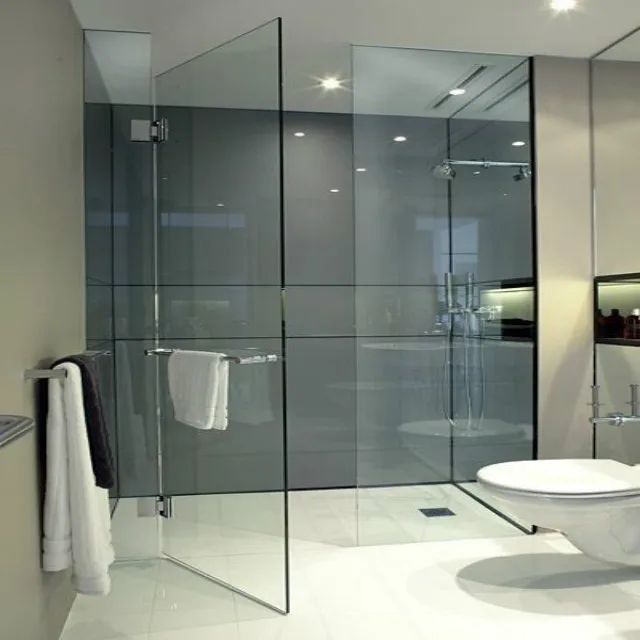 wholesale tempered glass bathroom large shower room