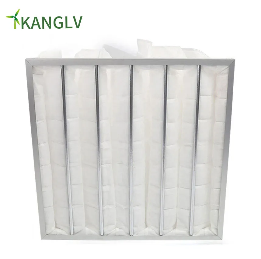 F7 F8 F9 filter bag pocket medium efficiency air filter for HVAC/cleaning room