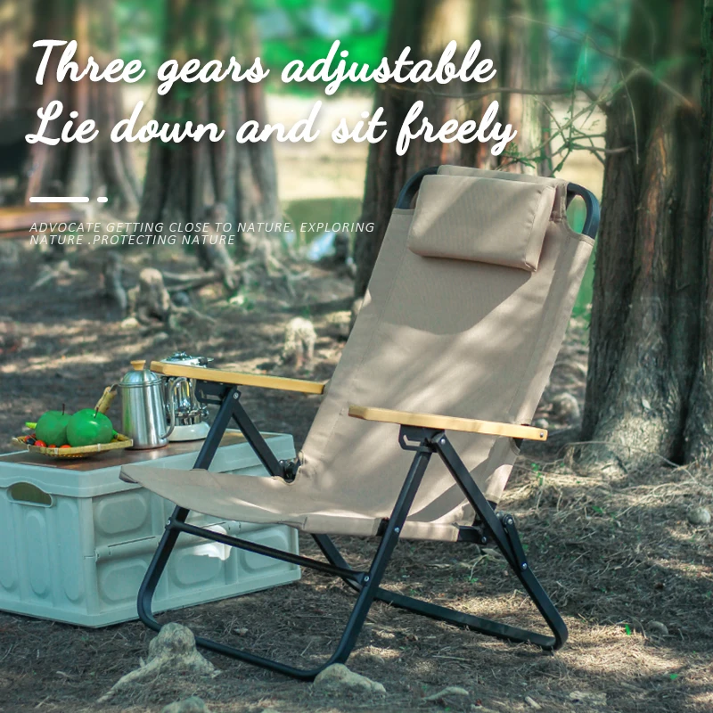 Китайский завод, оптовая продажа, Oem, уличный портативный легкий складной стул для газона, пляжа, кемпинга