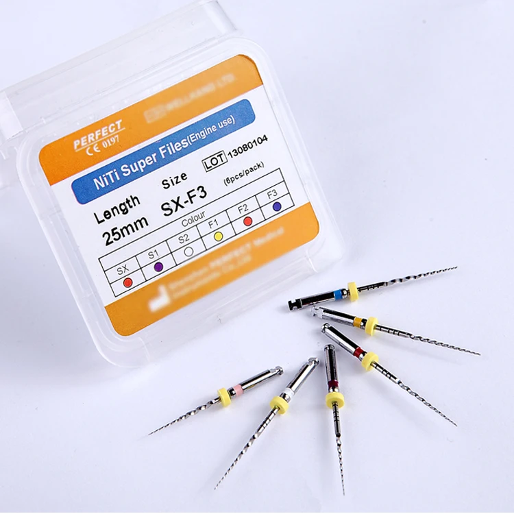 Engine use stainless steel dental endodontic root canal niti rotary file