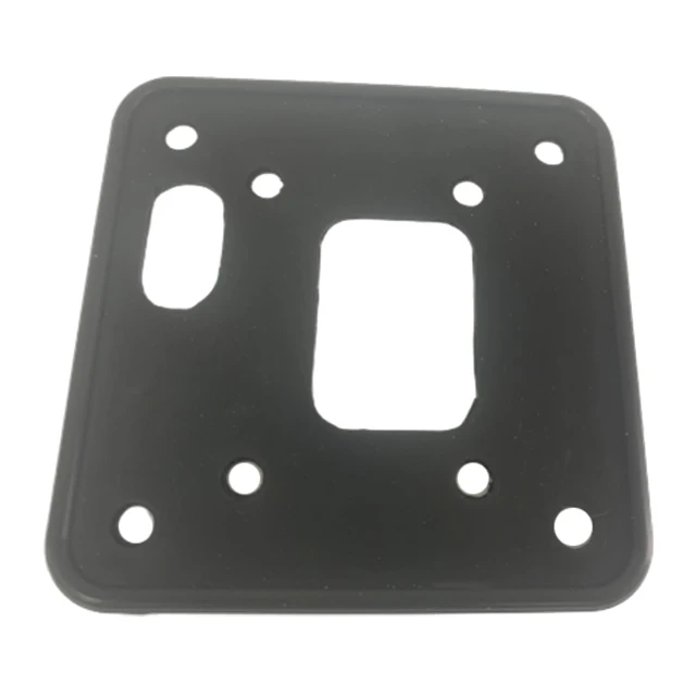 Factory hot sale 3mm thickness can be customized insulation wear-resistant porous square shock-absorbing rubber mat