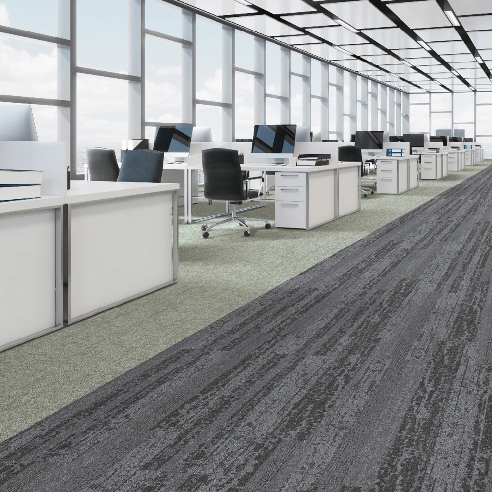 HJ eco-friendly Office floor carpet tiles 500 x 500 customization executive office carpet nylon exhibition carpet tiles