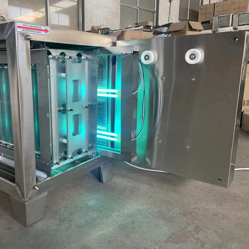 Kitchen oil fume odor treatment electrostatic precipitator high-efficiency oil fume deodorization filter