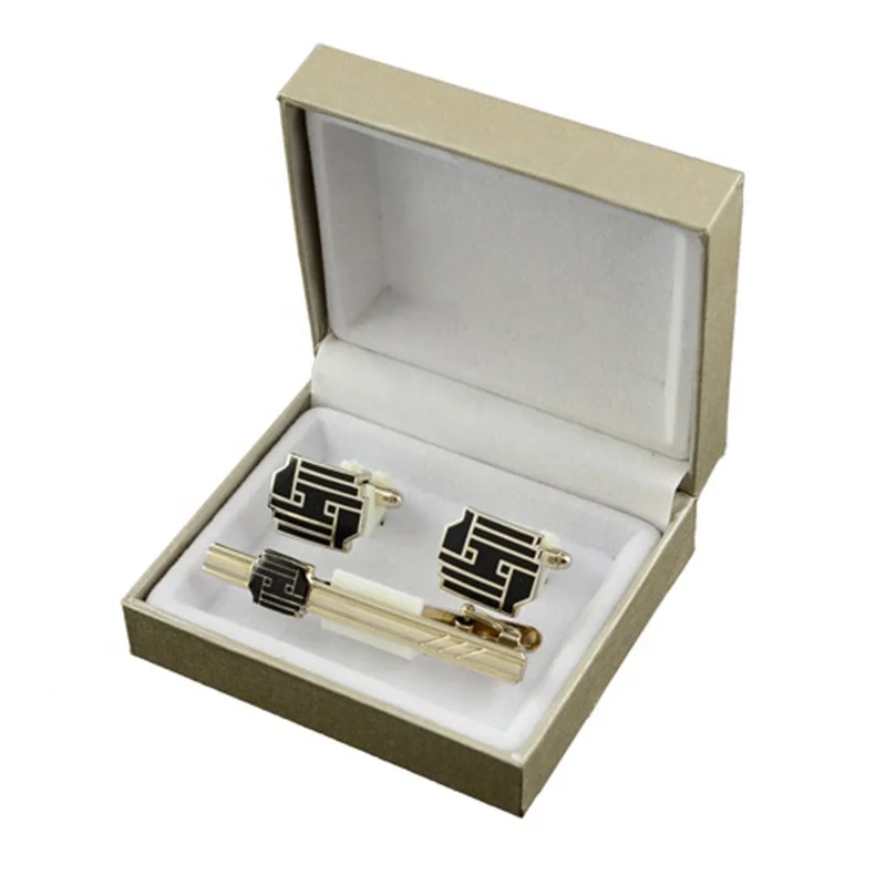 Good Price Portable Men Display Gift Packaging Cufflink Box