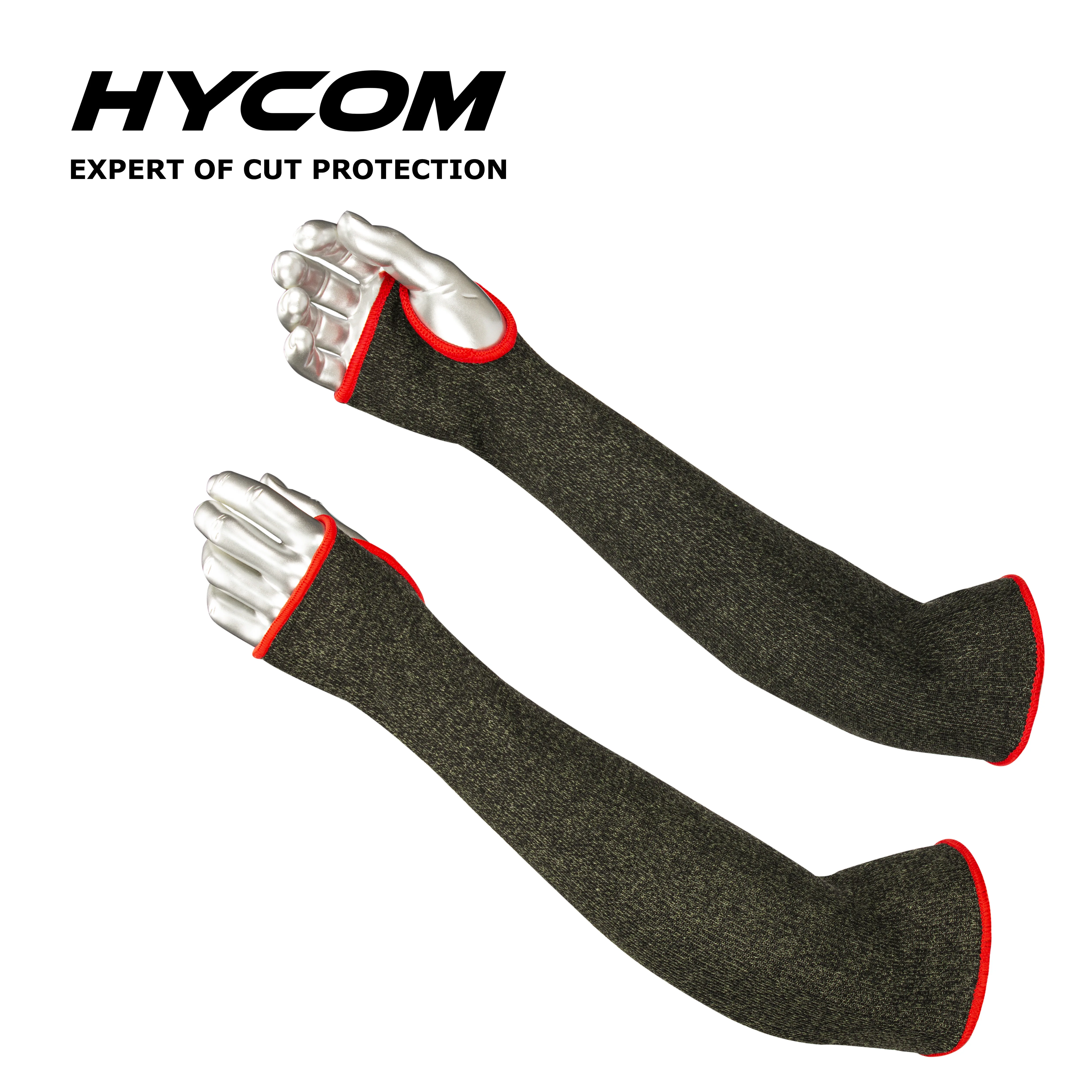 high performance knitted cut resistant level 6 arm sleeve for protection