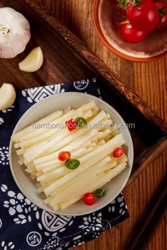 Vacuum Pack Canned Menma Diced Water-preserved Boiled Winter Bamboo Shoots 10mm