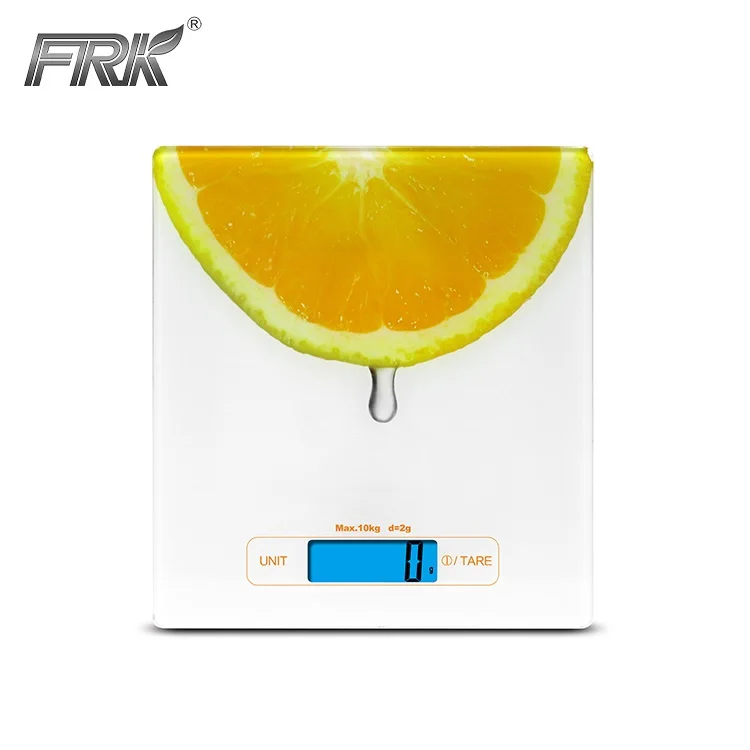 High Accurate Touch Key Digital Food Tempered Glass Kitchen Scale 10 Kg Electronic Kitchen Scale