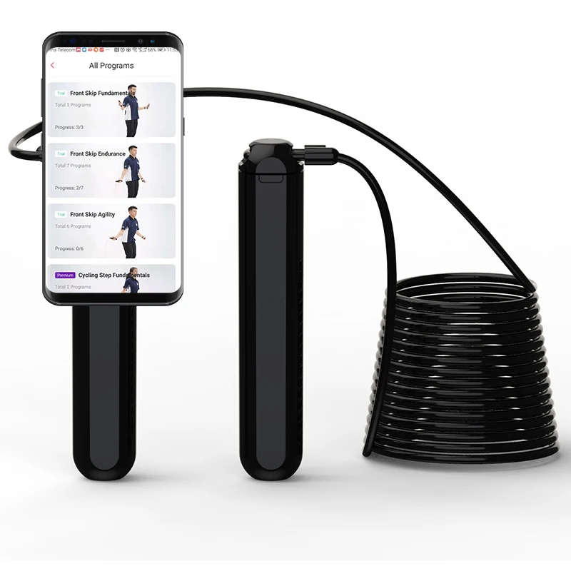 App Tracking cheap smart skipping rope,  wholesale price smart jump rope for home gym(corda per saltare)