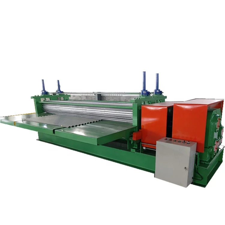 Indonesia popular drum horizontal barrel round wave roofing sheets profiling machine