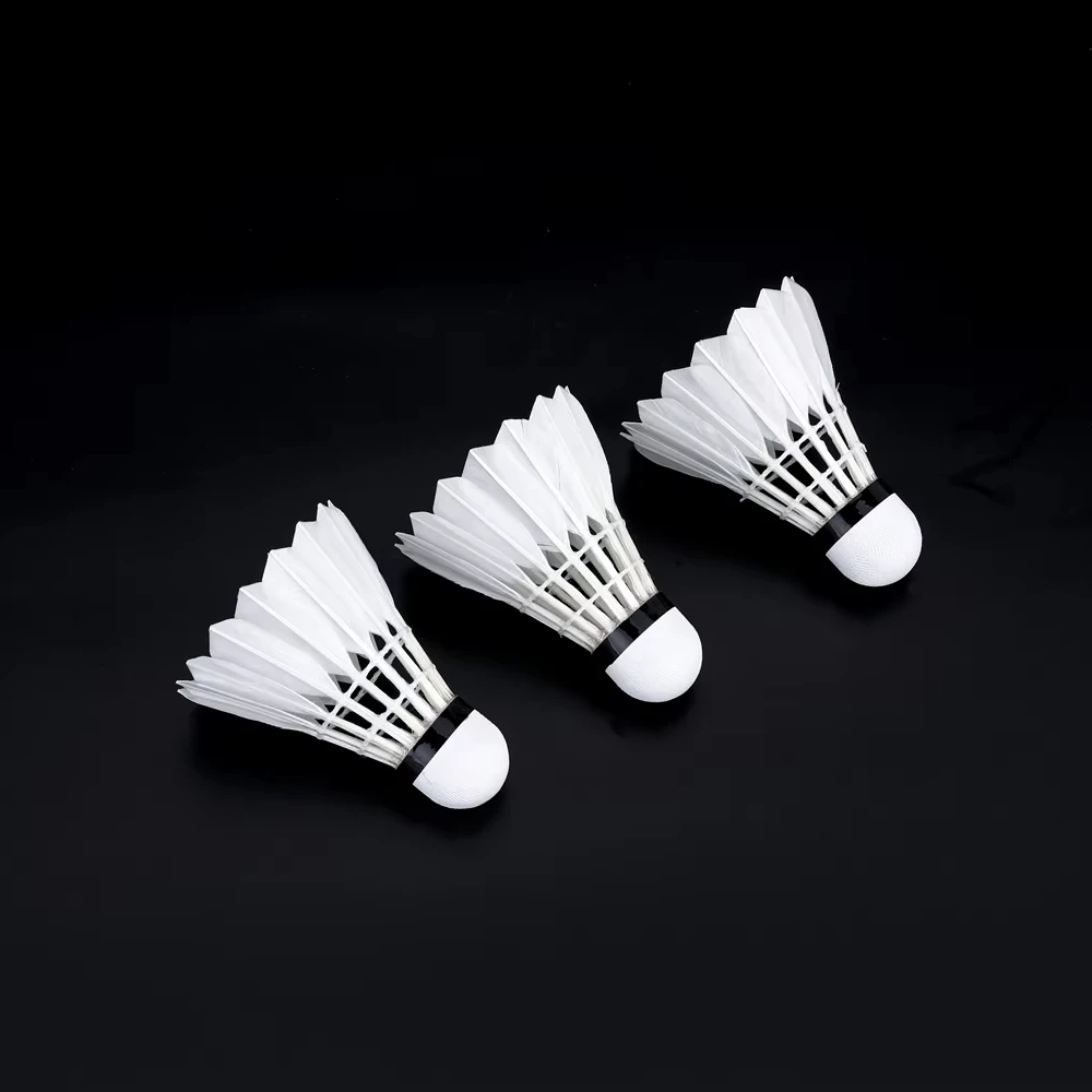 Chinese Factory Wholesale Cheap Badminton Water Duck Feather Badminton Shuttlecock NO.3240