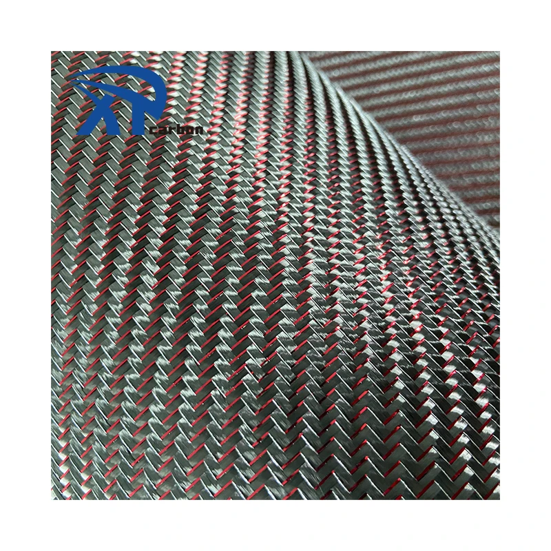 Best quality heating Colorful Conductive Carbon Fiber Metallic Cloth,Black And Red Carbon Fibre