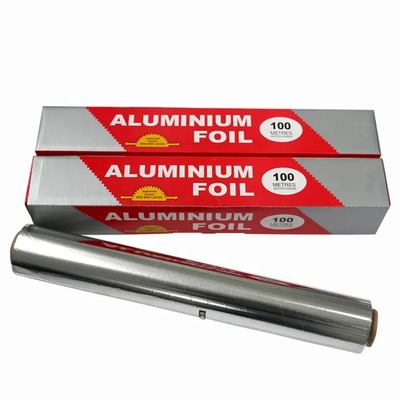 China Factory Wholesale 9 to 24 Microns Household Aluminum Foil Roll For Kitchen Use Aluminum Foil Price