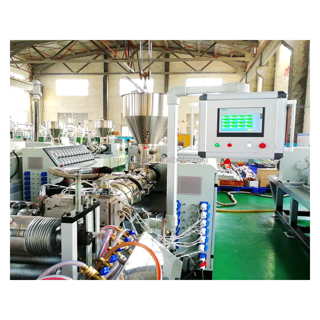 Extruder Using Waste wood and Waste plastic WPC wood plastic machine for making WPC decking and profiles