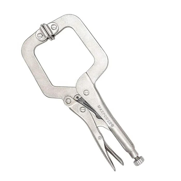 Maxpower Multi-Purpose C-Clamp Plier locking clamp with c jaws