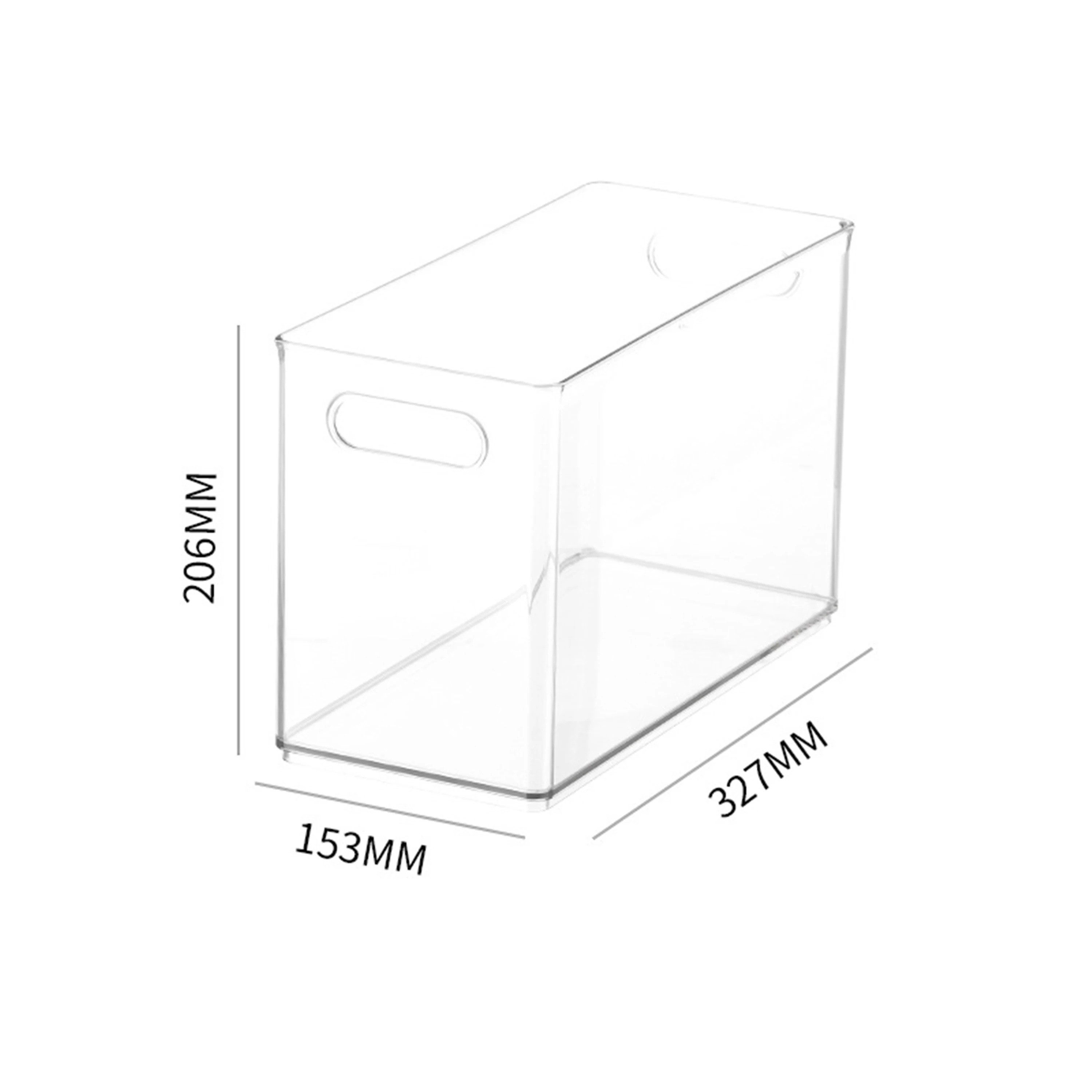 GREENSIDE Multipurpose PET Plastic Sundries And Pantry Storage Food Storage Box Drawer With Divider