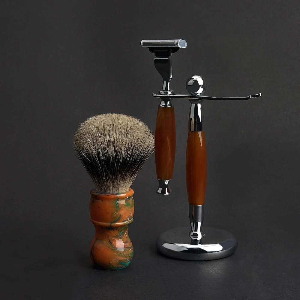 Wholesale High Quality Handmade Badger Shaving Beard Brush Private Label For Mens Grooming