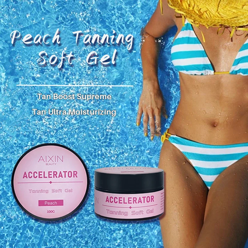 Shine Brown Tanning Products Sunbed Gel Private Label Solarium Accelerator Tanning Cream Extreme Tanning Gel