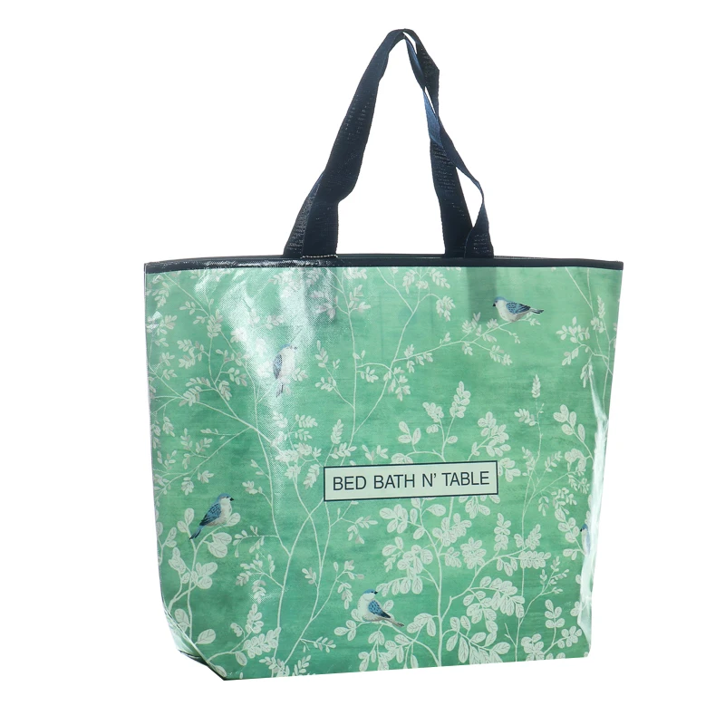 Hot Sale Reusable Laminated Non Woven Tote Bags Supermarket Wholesale Shopping Bag Printing Logo