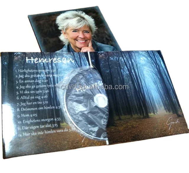 big size unique special custom cd dvd cardboard eco-wallet jacket packaging