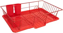 Домашняя коллекция, кухонная подставка для посуды, 3 предмета, сушилка для посуды, набор с сушилкой и держателем для посуды