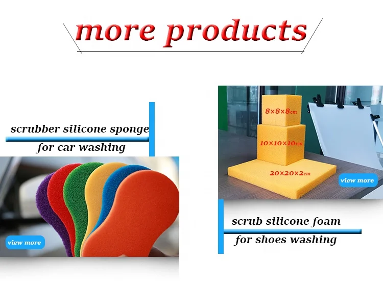 Kitchen Cleaning Silicone Sponge Dish Sponge Silicone Dishwashing Sponge For Housekeeping