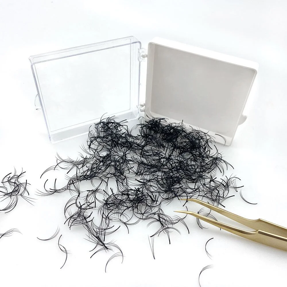 Customized Handmade Promade Fan Premade Loose Volume Fans Eyelashes Extensions Russian Volume Lashes 0.05 0.07 mm False eyelash