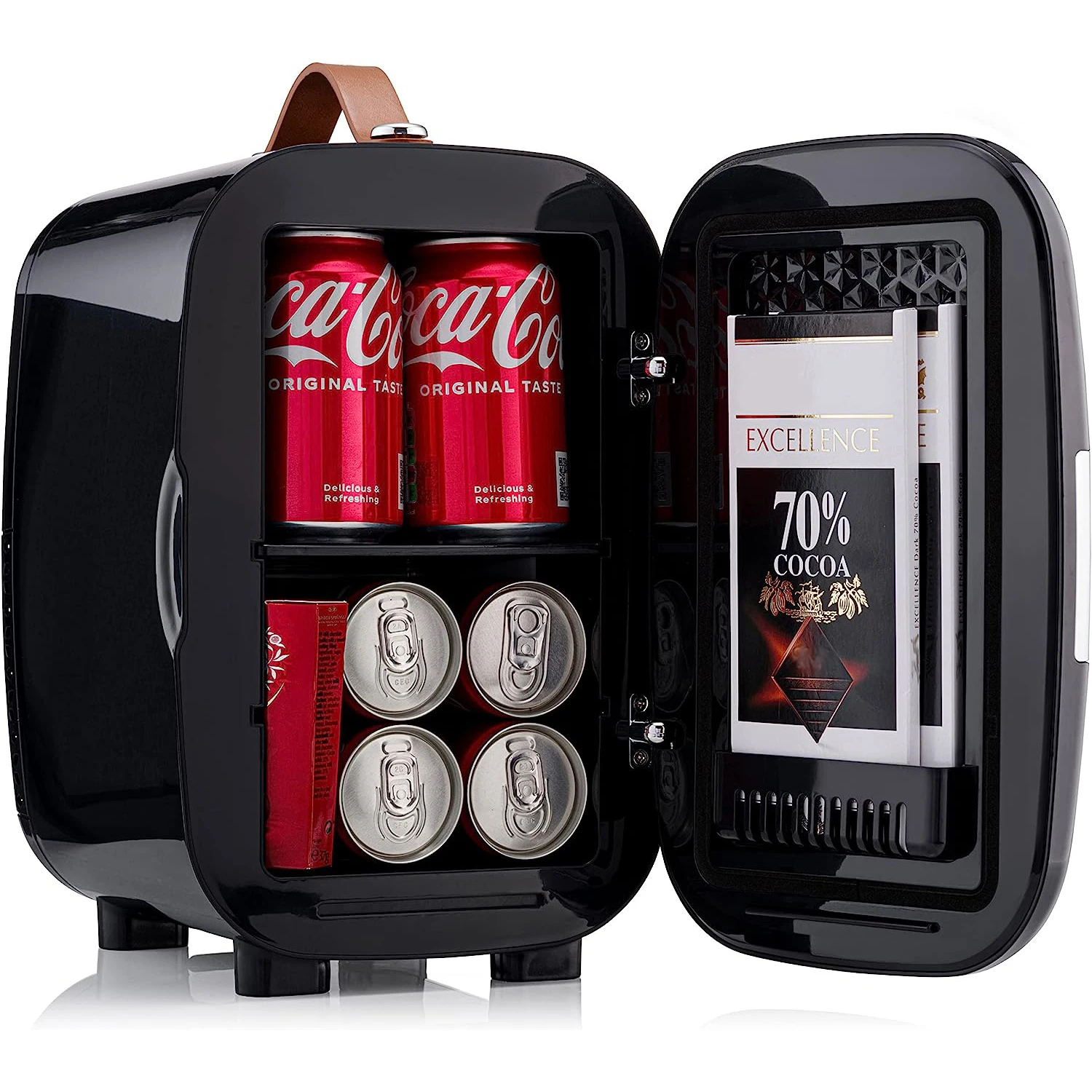New Factory OEM Portable Electric Mini Cosmetic Fridge 6L Plastic Door for Home Bedroom Glass Door Makeup OEM Household Use