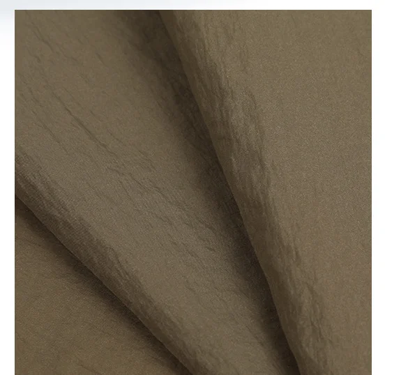 Высокая плотность 100 нейлон ткань 20D 380T низкая эластичность складки Тафта